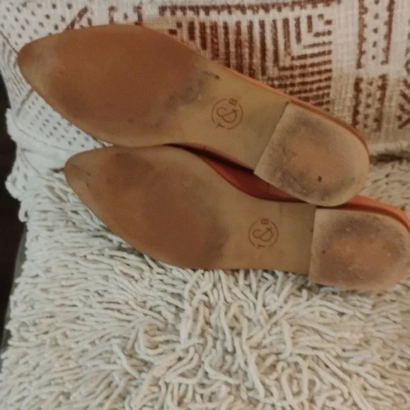 Treasure & Bond Kena Coral Leather Flats - Picture 5 of 9